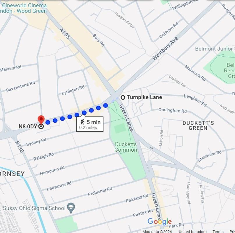 דירות Stylish And Bright Flat In London N8 Turnpike Lane - Piccadilly Line מראה חיצוני תמונה